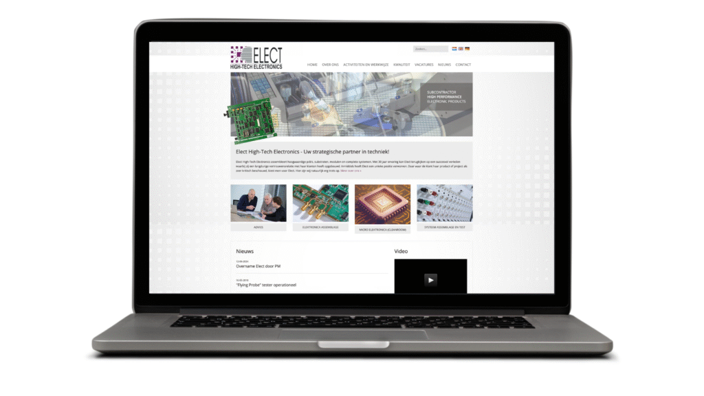 website elect voor redesign