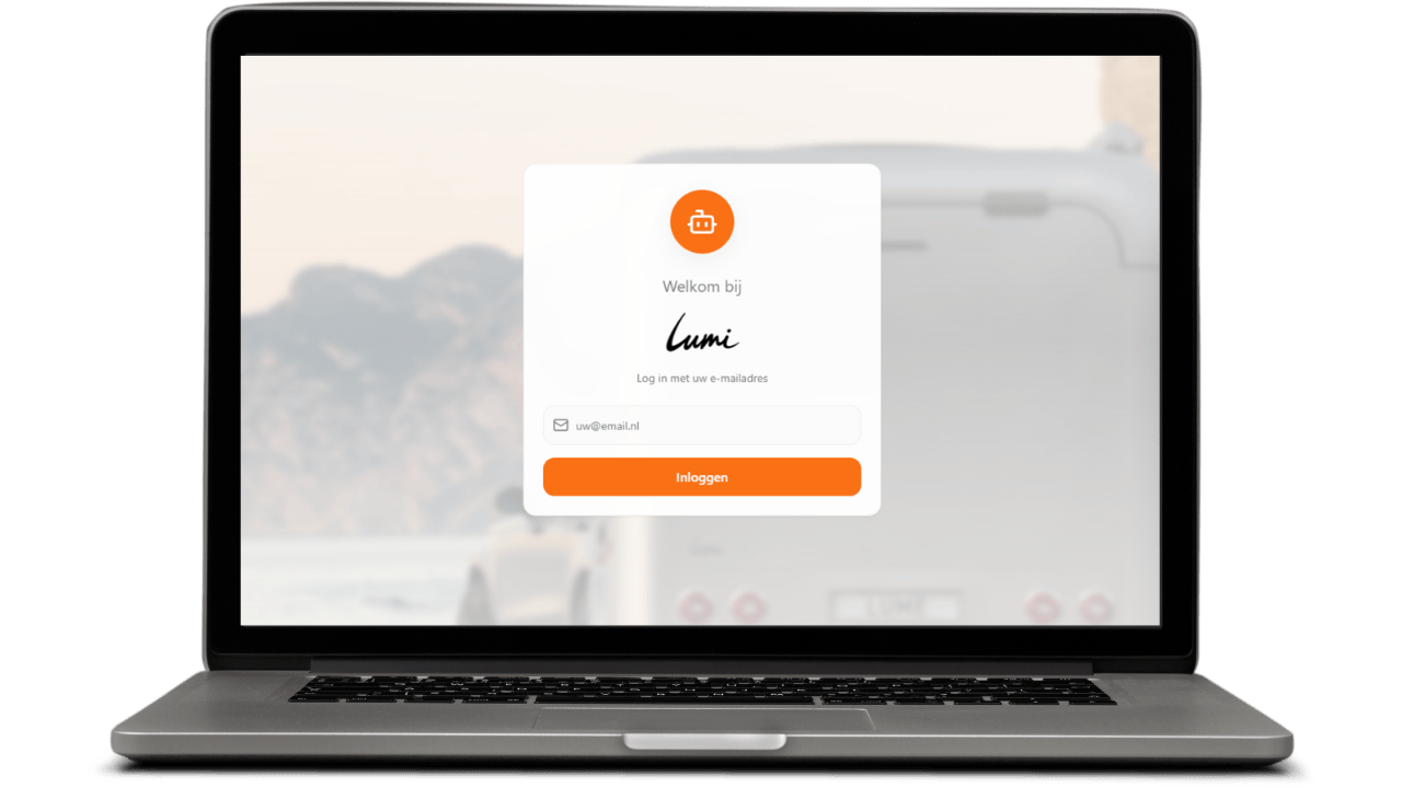 Lumi - inlog interface