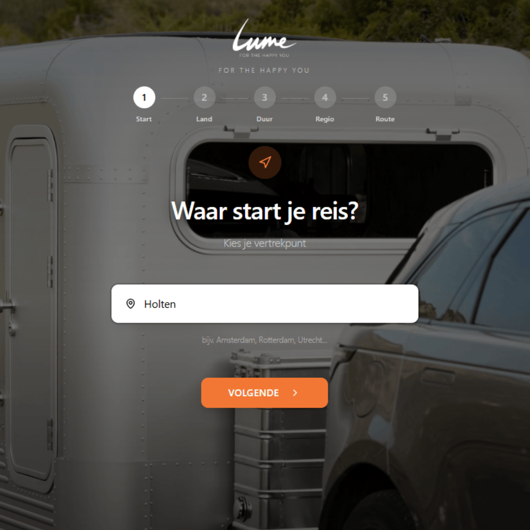 reisplanner - waar start je reis