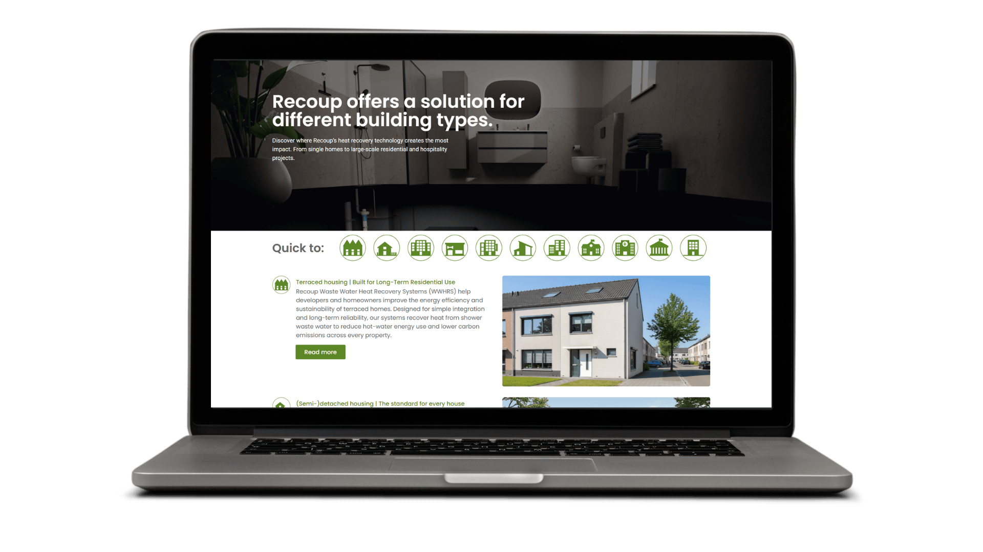 Recoup.eu Application pagina
