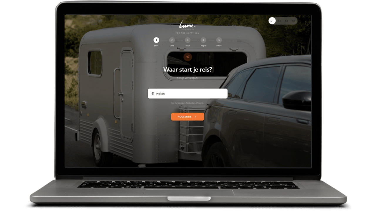 Reisplanner Lume Traveler mockup