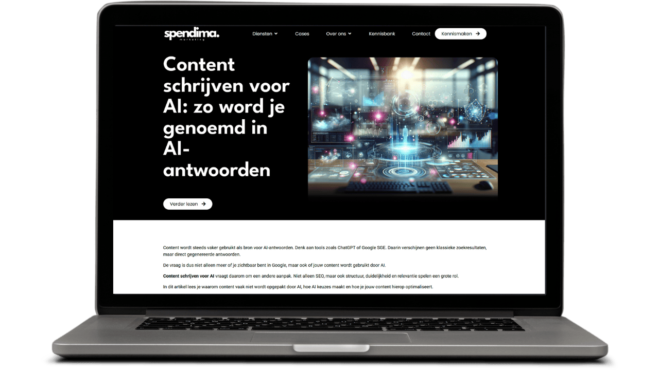 Spendima overzicht kennisbank blogs SEO