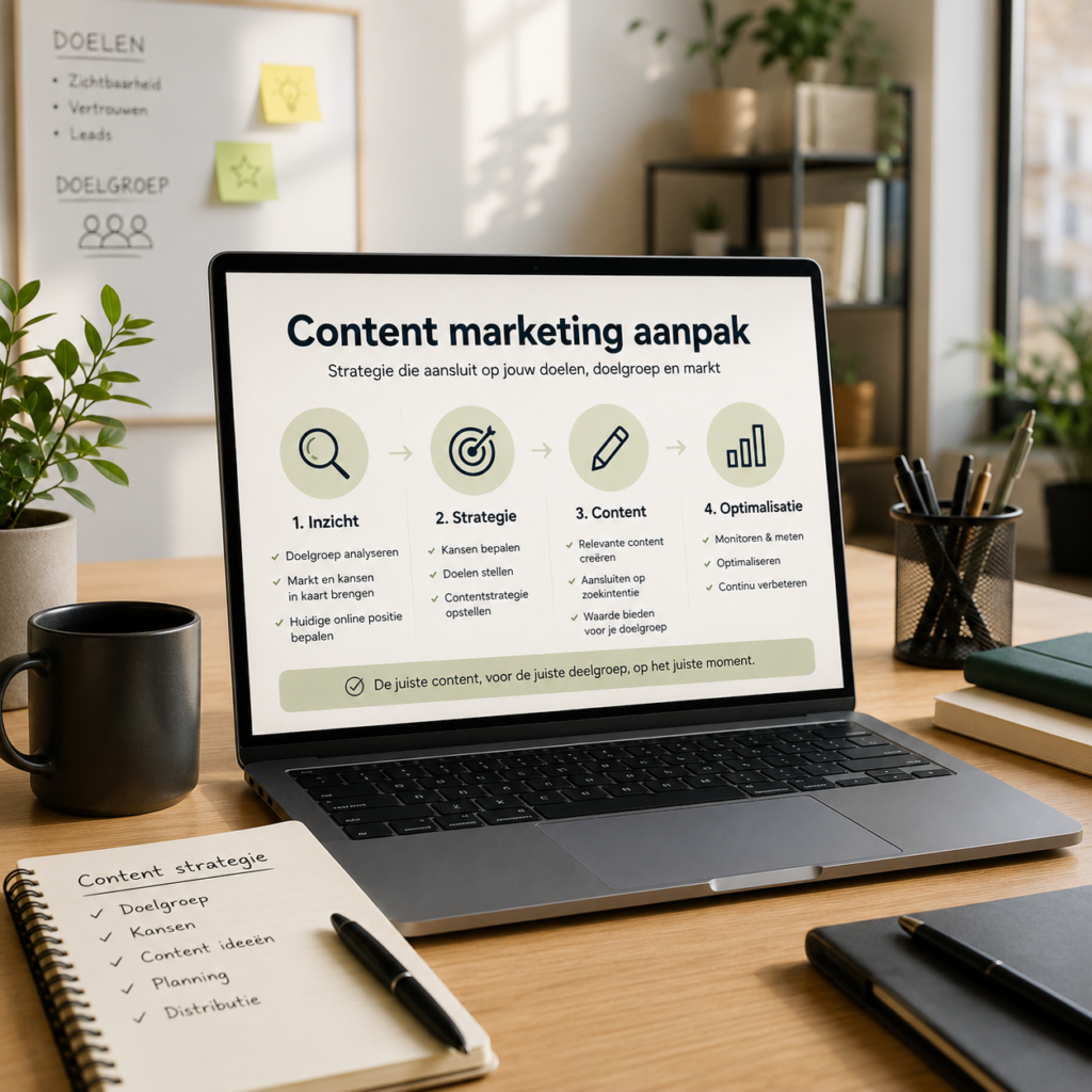 Aanpak Spendima content marketing