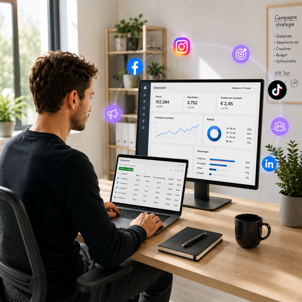 Social media adverteren bij Spendima