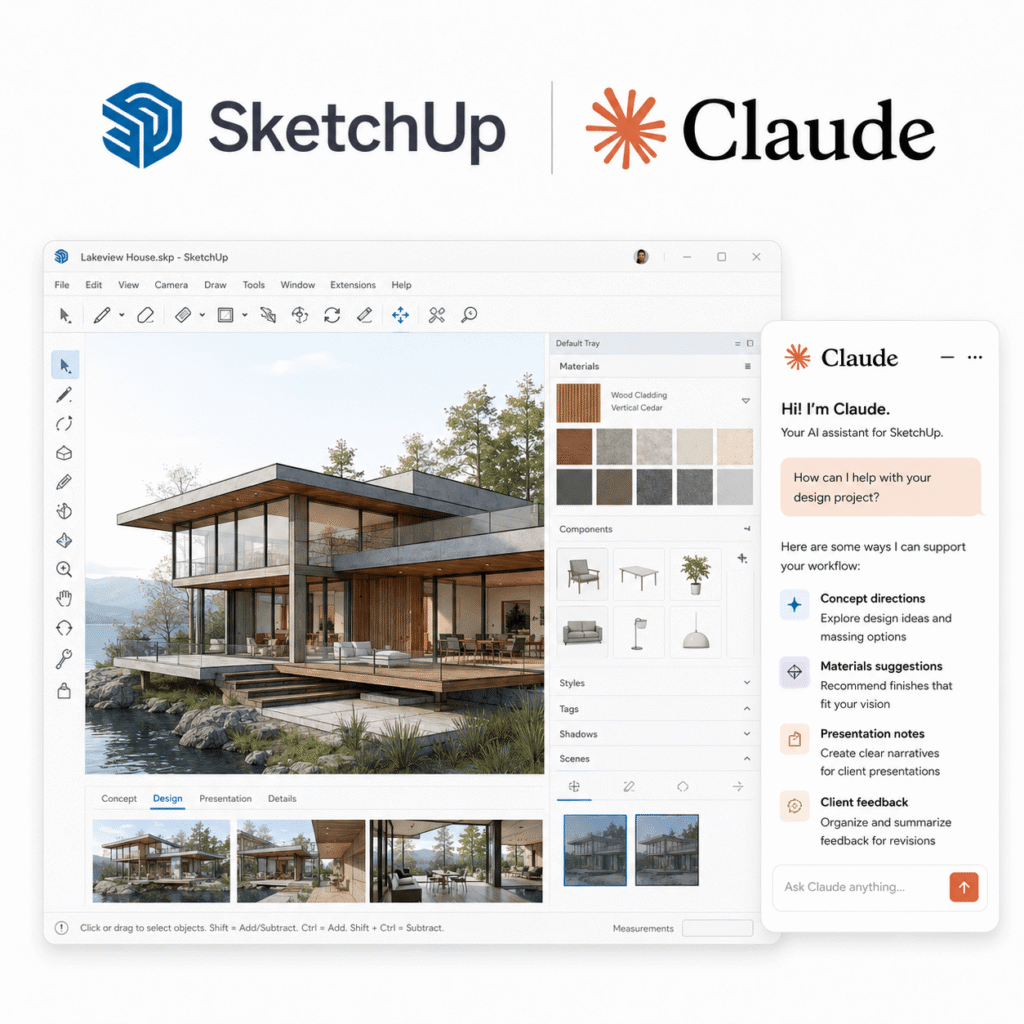 Claude en SketchUp - Spendima