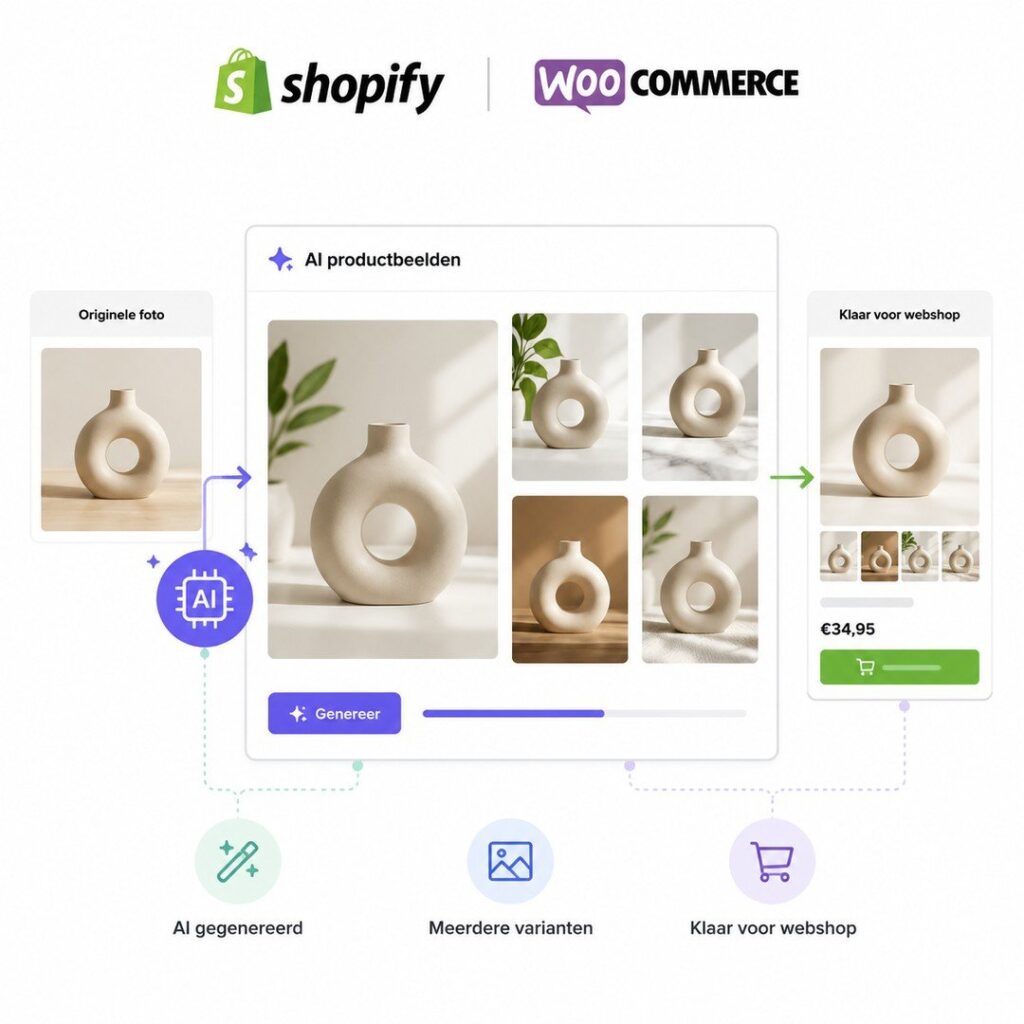 Ontdek hoe je met AI aantrekkelijke productbeelden kunt maken voor je webshop. Bekijk de mogelijkheden en tools.